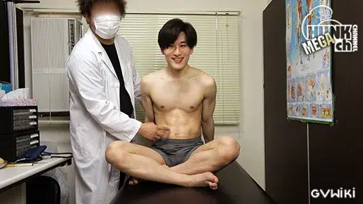 イケてるノンケの身体を隅々まで検査!!カルテNo.058凜人(りんと)くん21歳!!俳優みたいな超イケメンの敏感体操美筋をエロ触診、デカマラとアナルを責められセクシーに喘ぐ凜人くんの診断結果は?!!-1