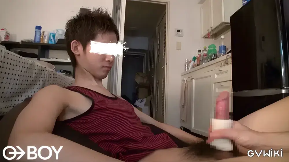 再編集!爽やか男子の自宅訪問!デカマラを見せてもらいました!-1