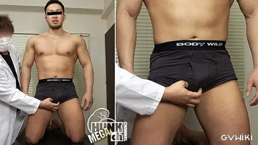 イケてるノンケの身体を隅々まで検査!!カルテNo.060海来(みらい)くん23歳!!高感度なゴリ筋肉で、乳首もアナルも責められると喘ぎまくる海来くんの診断結果は?!!-4