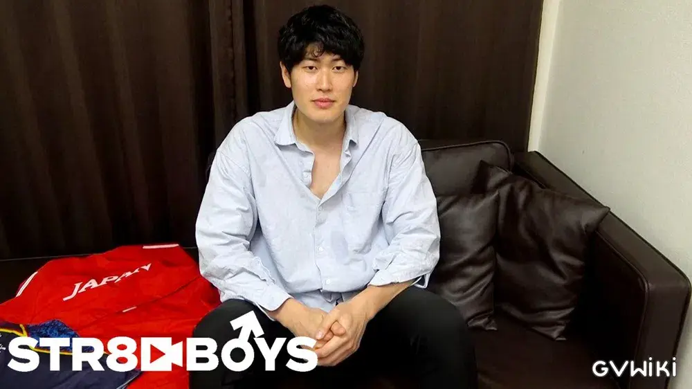 【THE FIRST TAKE】元日本代表選手&元自衛隊のAV男優大志くんがSTR8 BOYS初登場!ベロキスにアナル丸見え羞恥体勢でドピュッ!-3