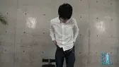 黒髪好青年のオナニー&精子観察♂-3