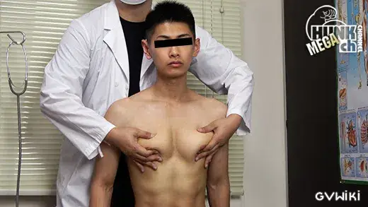 イケてるノンケの身体を隅々まで検査!!カルテNo.067文生(ふみお)くん22歳大学生!!18cmの上反りデカマラからザーメン搾乳発射、アナルも気持ち良さそうな文生くんの診断結果は!!?-5