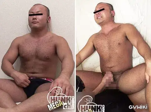 170cm80kg28歳の毛深いガチムチ髭坊主アメフト野郎が男初体験で感じまくり種付けされる!!-2