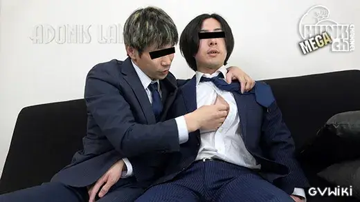 アラフォーリーマンがクール系リーマン君の淫らなケツ穴を容赦なくガン掘り!-3