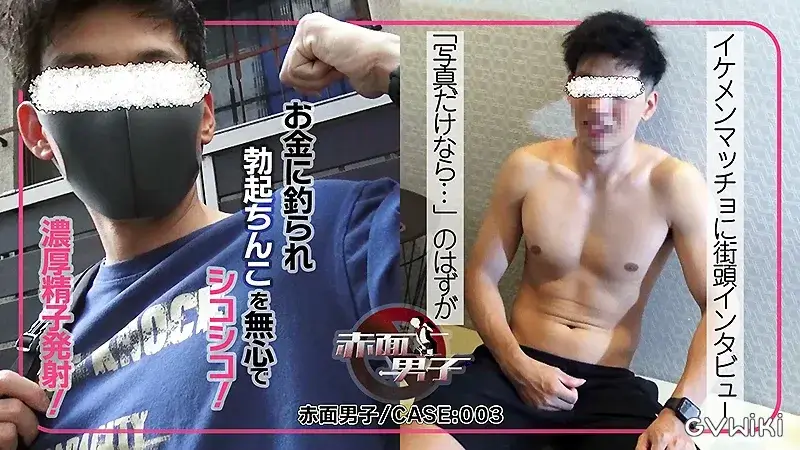 赤面男子/CASE3:「写真だけなら…」のはずが全裸に!?-2