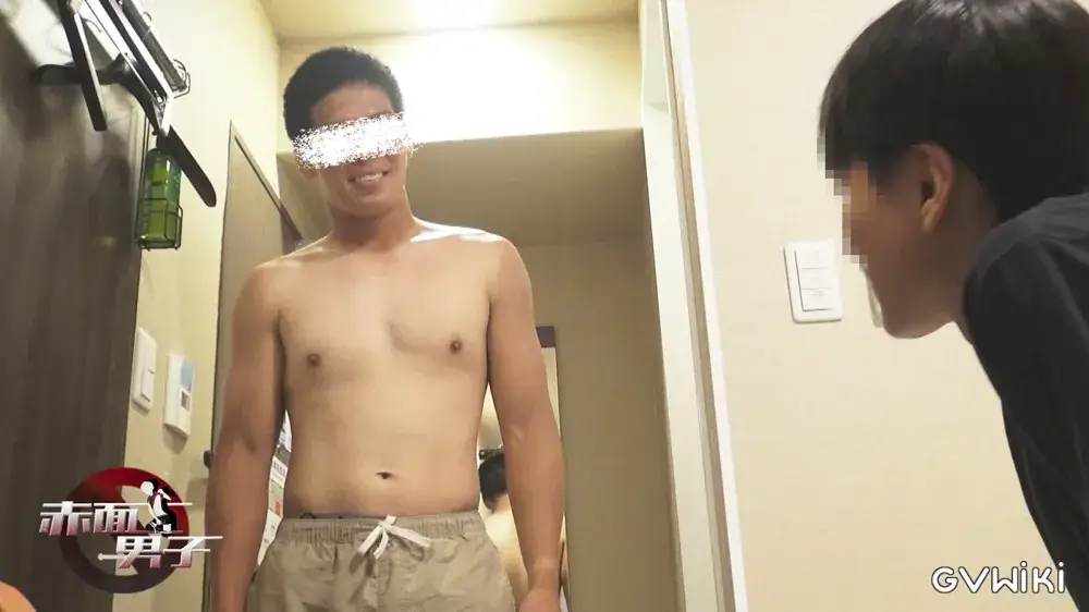 【赤面男子】CASE5：がっちり体型短髪男性。妻子持ちノンケが男とやりたくてやってきた？？-2