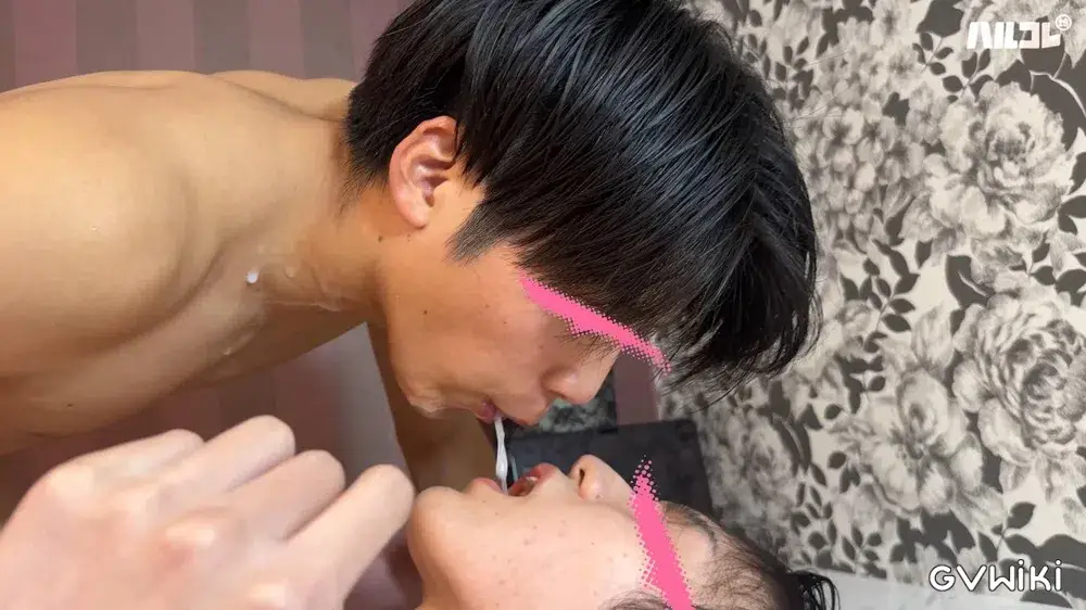 【喘ぎまくり!!】小麦肌筋肉×美麗超スリム 濡れたボディに打ち付ける腹筋と7連射口移し! 【後編】-11