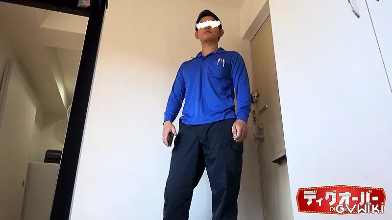 【集荷配達員3】大胸筋際立つガッチリ体型の短髪男前GET!気付けばビンビン勃起溜まってたものをたっぷり搾り取られる!-3