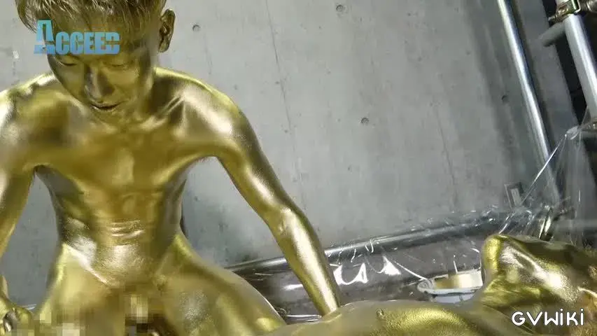 the Mania~柊汰と将人の筋肉質な肉体が黄金に!柊太の金のチンポで将人の金のアナルを生掘り種付け!!~-13