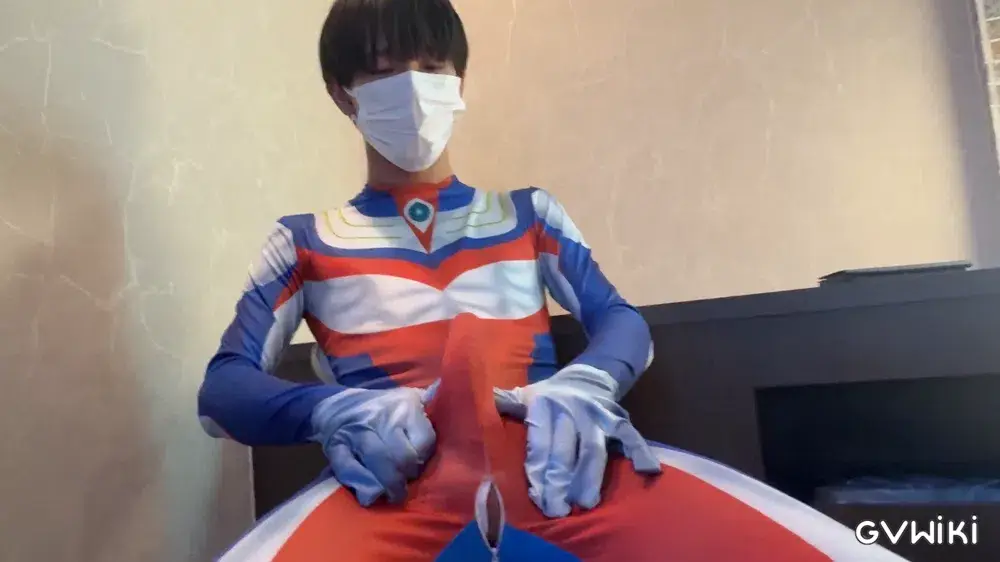 新人！！　ヒーロー系タイツ　１８歳スリムイケメン　初登場！！-3