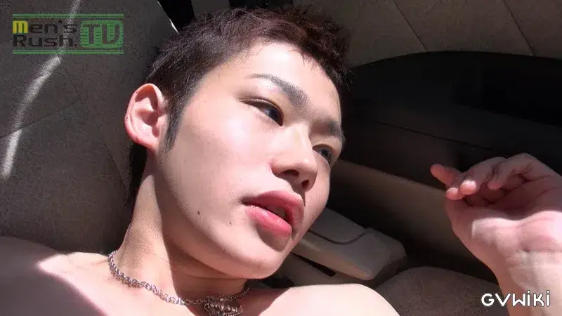キレ可愛い18歳KOHEIがゴーグルマンと白昼堂々カーセックス♪-8