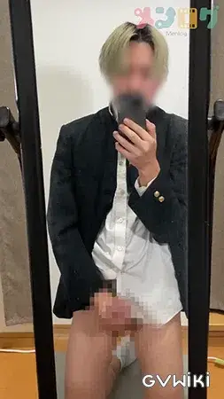 学校帰りに親が居ないから扉をあけたまま開放的なオナニーをする男子!-5
