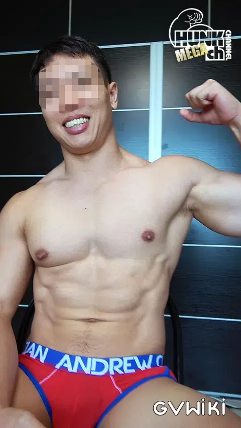 SNSフォロワー26万人超の人気中華系マッチョインストラクターPec(ペック)君をジムでスカウト!!仕事柄顔出しはNGですが鍛え上げた雄っぱいを揉みしだかれ18cmのデカマラをイジり倒され強制射精!!!-2