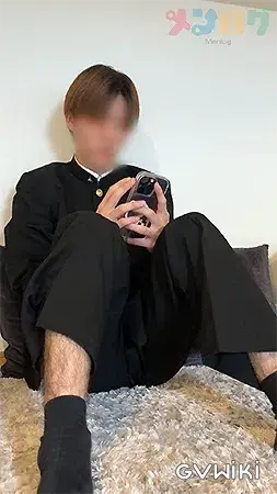 童顔男子が放課後オナニーを見せてくれました！-3