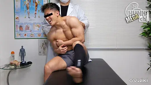 筋肉ノンケをわいせつ検査!!カルテNo.087 S級メガ筋肉の男前、淳弥(じゅんや)くん22歳大学生の敏感筋肉をくまなく触診、アナル検査で悶えてしまう淳弥くんの診断結果は!!?-4