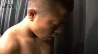 筋肉男子とイケメン体育会系坊主が女交えて3P撮影!-5