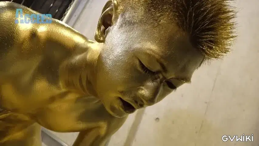 the Mania~ZENと雷人の筋肉質な肉体が黄金に!ZENの金のチンポで将人の金のアナルを生掘り!!黄金潮吹きも!!~-19