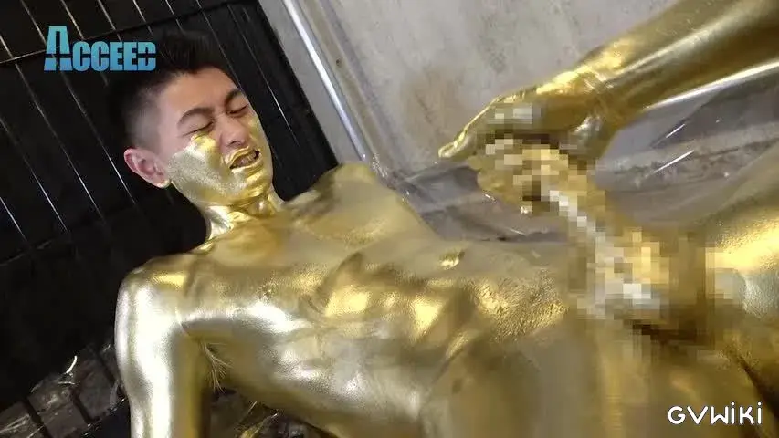 the Mania~ZENと雷人の筋肉質な肉体が黄金に!ZENの金のチンポで将人の金のアナルを生掘り!!黄金潮吹きも!!~-15