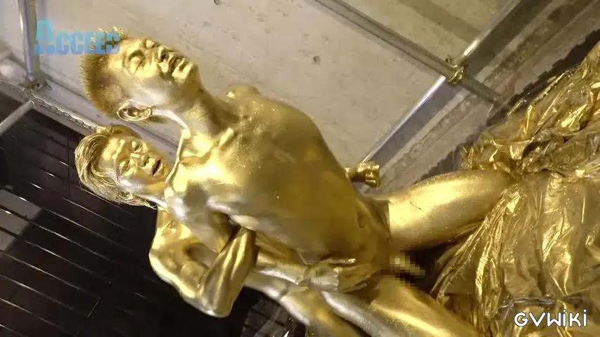 the Mania~ZENと雷人の筋肉質な肉体が黄金に!ZENの金のチンポで将人の金のアナルを生掘り!!黄金潮吹きも!!~-23
