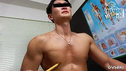 筋肉ノンケをわいせつ検査!!カルテNo.088 秋真(しゅうま)くん26歳。超敏感な亀頭もアナルも責めまくられる筋肉格闘技マッチョ秋真くんの診断結果は!!?-5