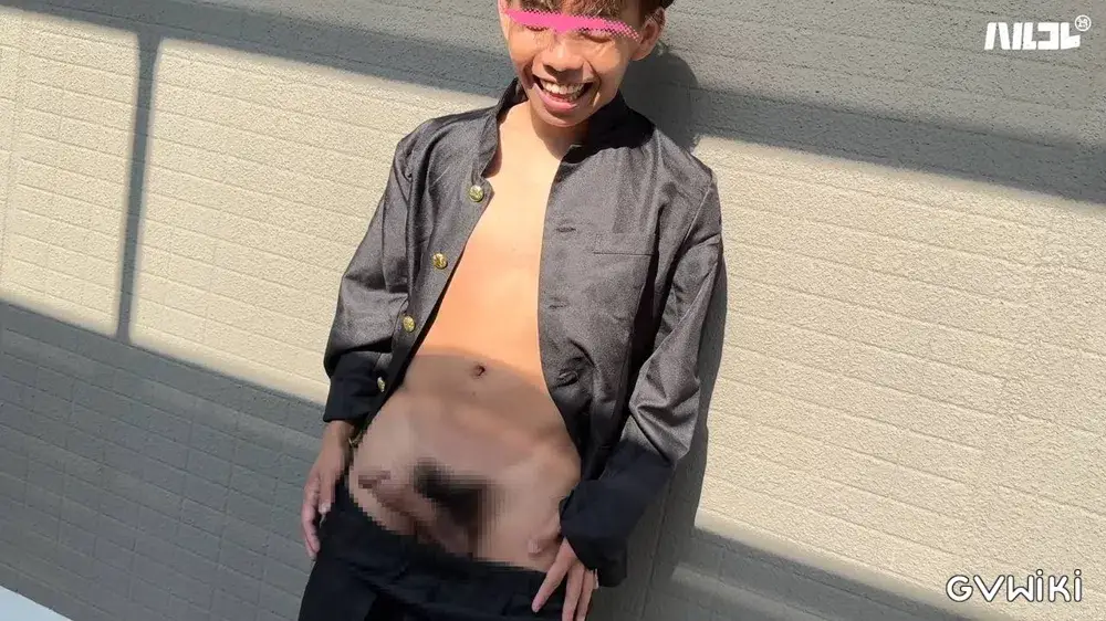 愛くるしい笑顔にキュン☆デカマラクォーター「シュウジ」19歳 学ラン姿でソロ登場!《ハルコレ》-7