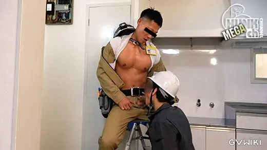 新企画始動!!筋肉ノンケの淫猥労働が始まる!!「電気工事士・小早川岳(30)」-3
