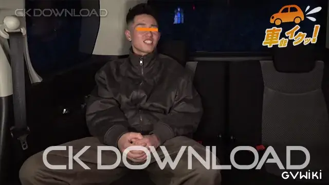 [車deイクッ!]No.002 ヤンチャ系野球部22才! 初の男体験に「わるくないっすね(笑)」1週間溜まった濃厚ザーメンを発射!!-2