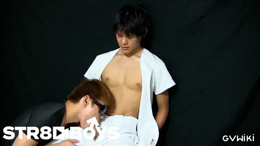 【BACK TRACK BOYS】巨根イケメン野球男児21歳!!練習着を家から持参!!美巨根から濃厚ザーメン放出する!!-5