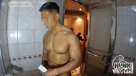 短髪色黒イケメンマッチョが生ハメ中出しセックスしちゃいます!-3