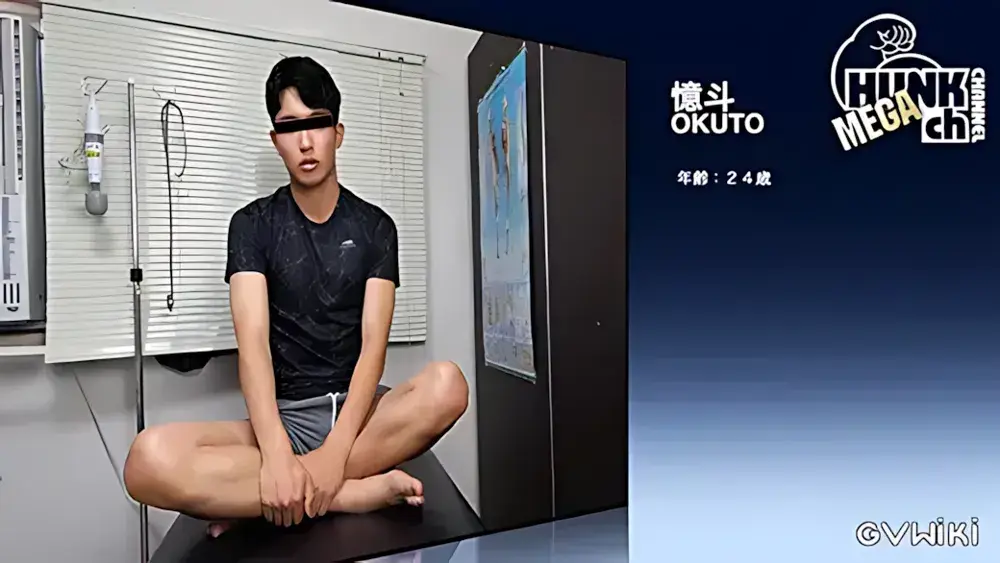 筋肉ノンケをわいせつ検査!!カルテNo.104 憶斗(おくと)くん24歳!!敏感過ぎる肉体を触診されドMになっちゃう、クールな水泳美筋くんの診断結果は!!?-3