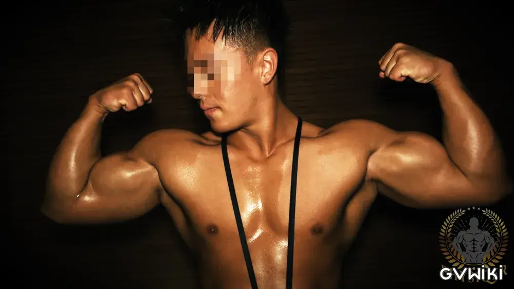 17代目フィジーカー初登場!マンキニ変態衣装着て強欲2回射精!今どきヤンチャ系フィジーカーセックス披露!-2