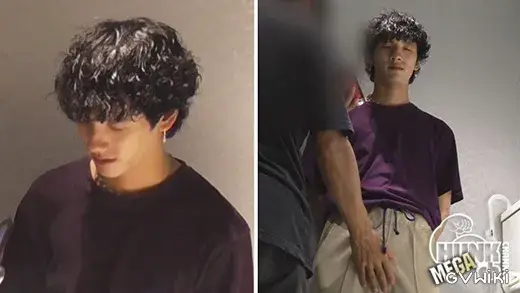 チンチン即抜き射精↑出勤前の美形ホストがトイレで男に抜かれて恍惚の激飛沫射精!!-2